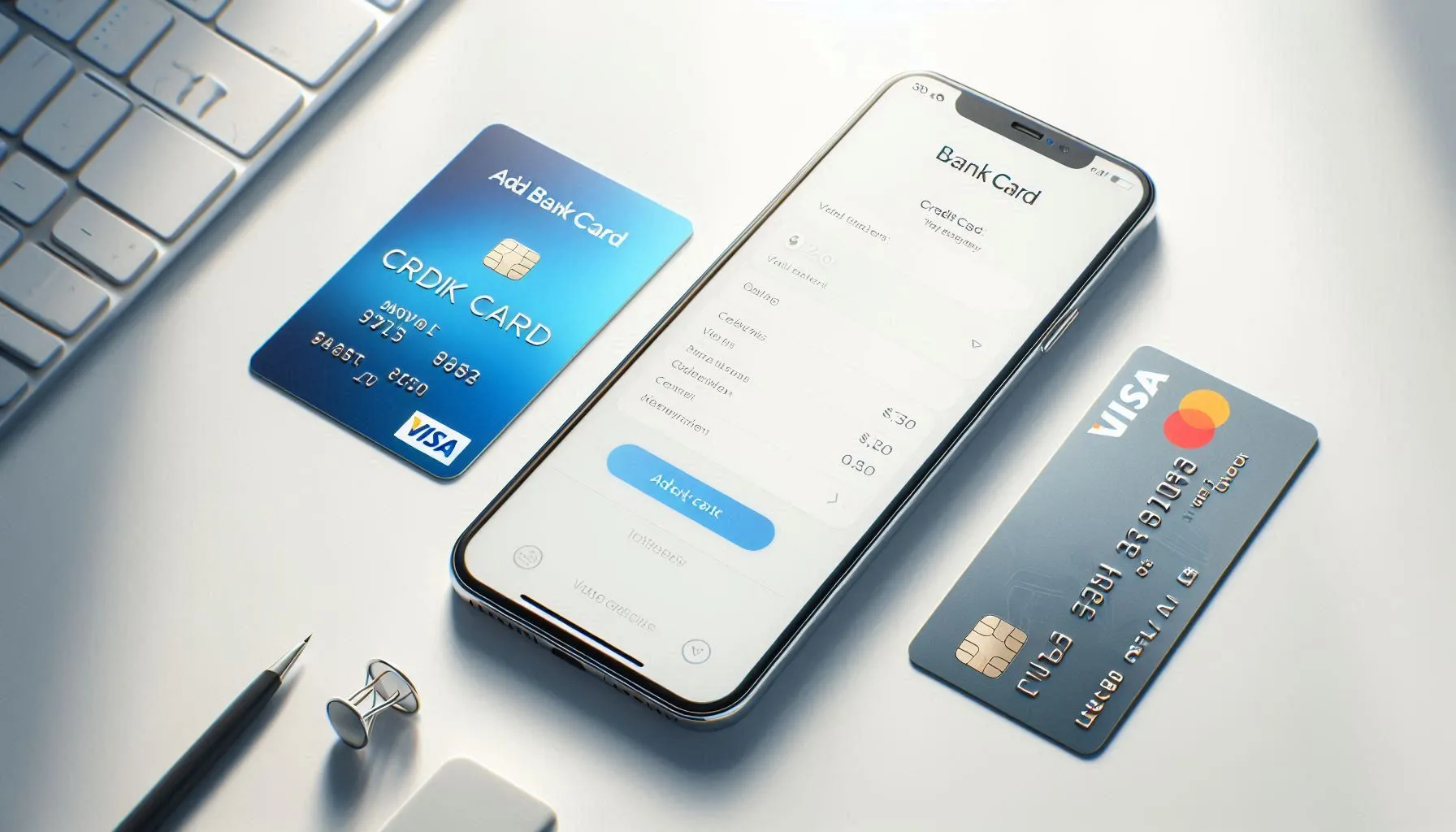 Alipay app screen showing how to add a foreign Visa or Mastercard
