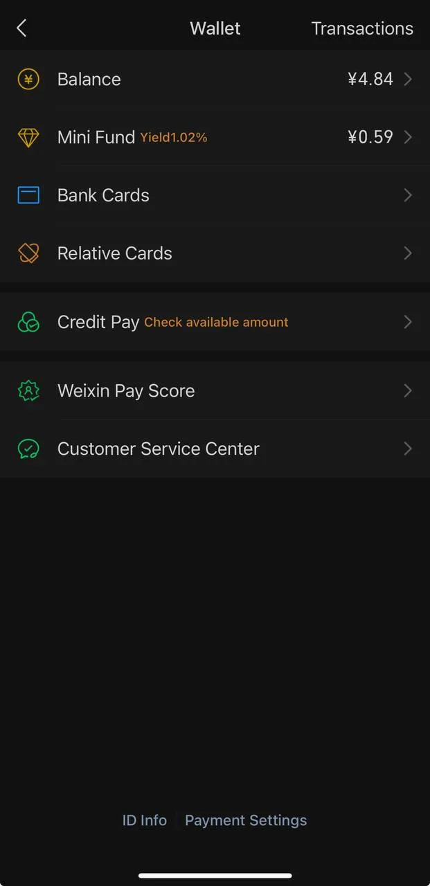 wechat pay wallet interface for foreigners setup