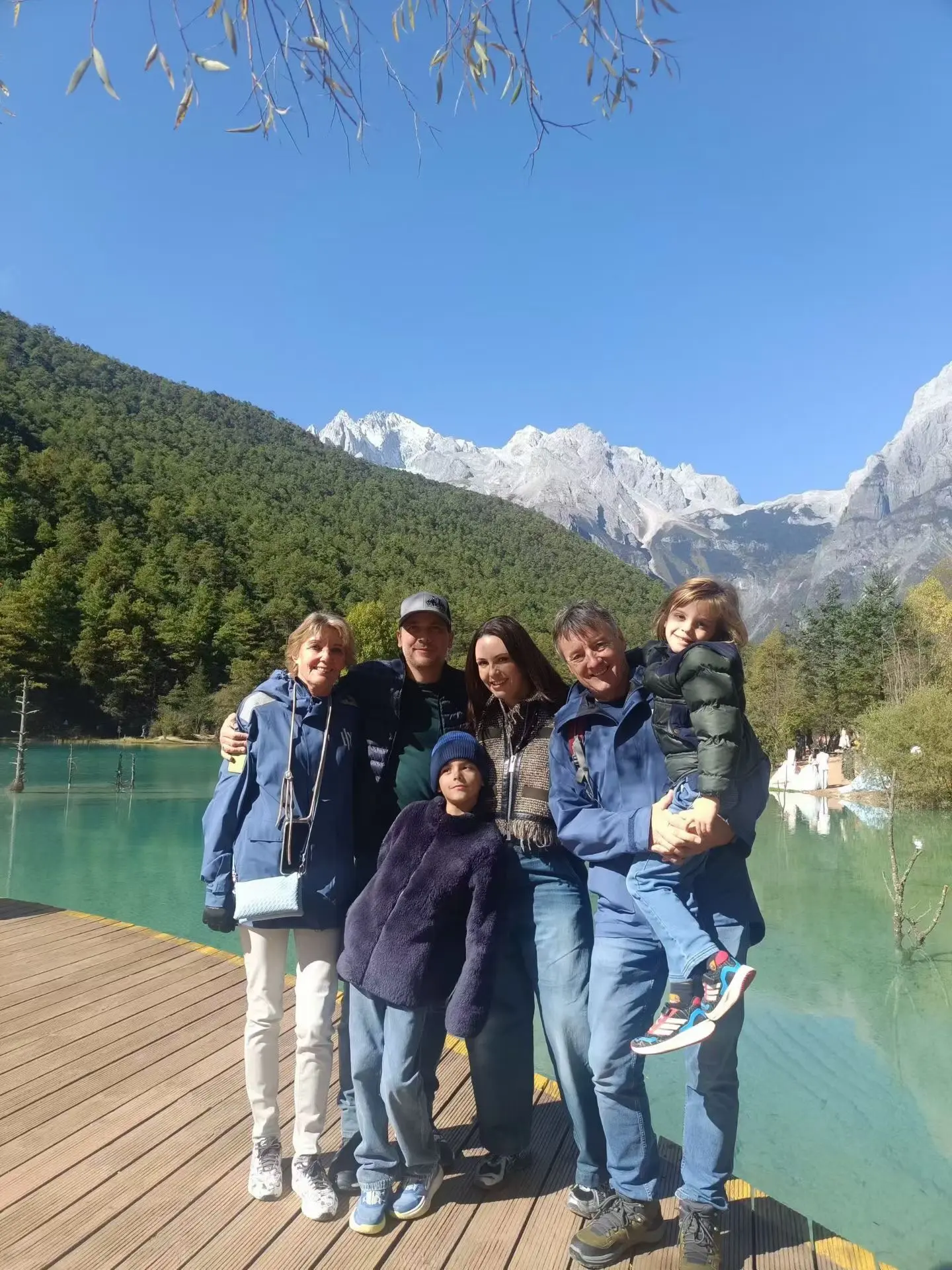 The same private party at Blue Moon Valley, below Jade Dragon Snow Mountain